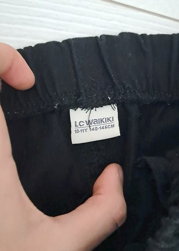 Siyah Rahat Kesim kız çocuk  paraşüt  Pantolon - Görsel 3