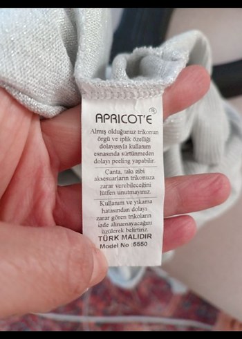 hafif simli süveter - Görsel 5