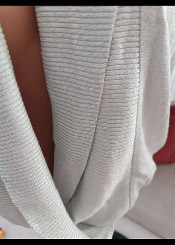 hafif simli süveter - Görsel 2