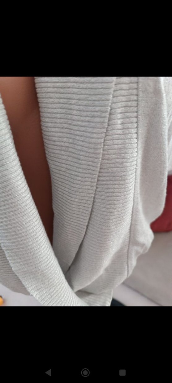 hafif simli süveter - Görsel 2