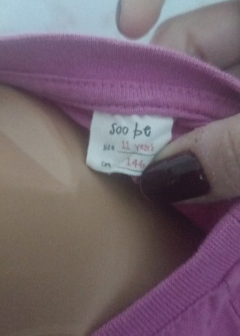 Kız Çocuk Pembe Uzun Kollu Baskılı Tişört - Görsel 2