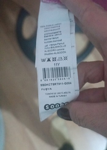 Kız Çocuk Pembe Uzun Kollu Baskılı Tişört - Görsel 4