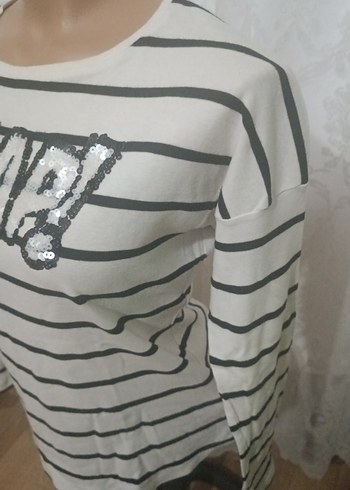 Kızlar için Uzun Kollu pamuklu  Tişört - Görsel 3