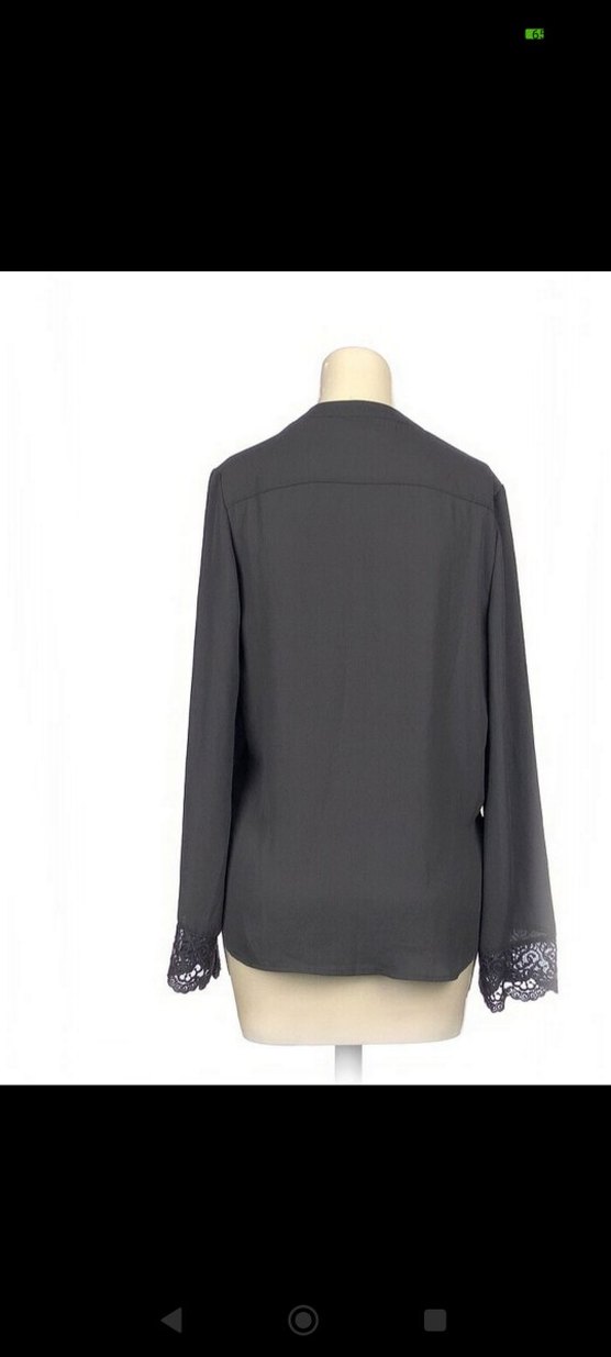 V Yaka Dökümlü Kadın Bluz - Görsel 2