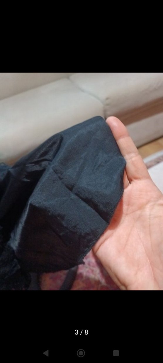 Dantel Detaylı Siyah Gotik Elbise - Görsel 4