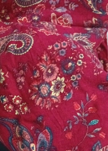 codentry Dantel Detaylı  Çok Renkli yün pamuk karışımı Elbise - Görsel 5