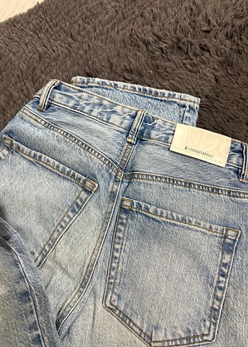 Düz Kesim Midi Kadın Kot Pantolon - Görsel 2