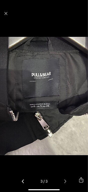s Beden Pull bear bomber ceket
