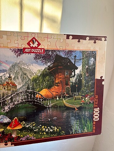  Beden Renk 1000 parça art puzzle