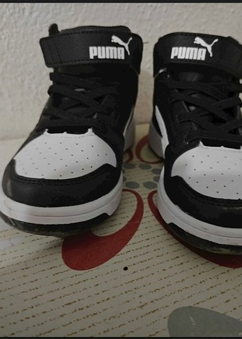 Puma Erkek Çocuk Siyah Puma Street Wear Spor Ayakkabı
