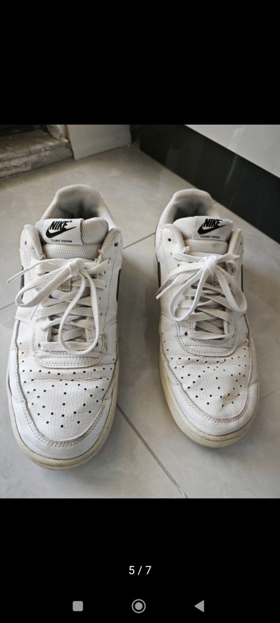 Beyaz Nike Spor Ayakkabı - Görsel 5