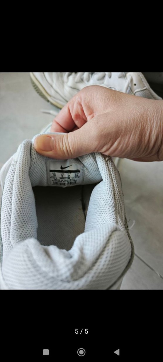 Beyaz Nike Bağcıklı Spor Ayakkabı - Görsel 5