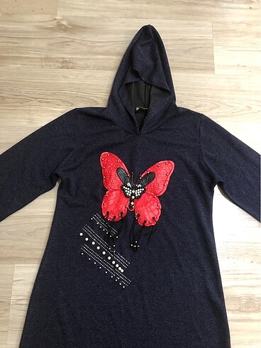 Fashion Angel Kapüşonlu günlük spor elbise