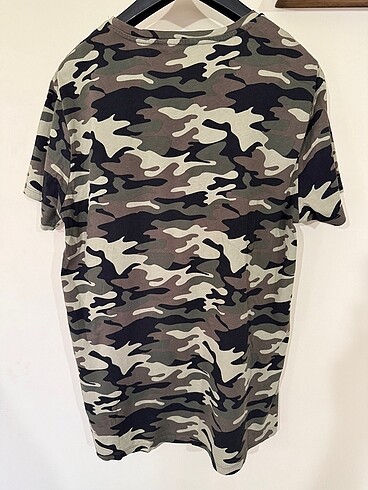 xl Beden Kamuflaj desen tshirt