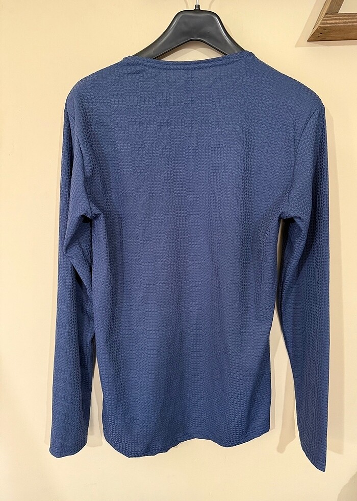 Vintage uzun kollu bluz - Görsel 3