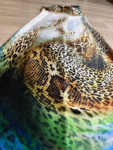Alfabeta Leopar saten elbise