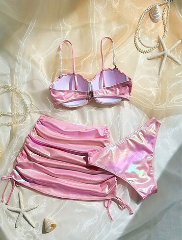 Chanel Lolita üçlü bikini takımı ????