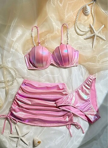 Lolita üçlü bikini takımı ????
