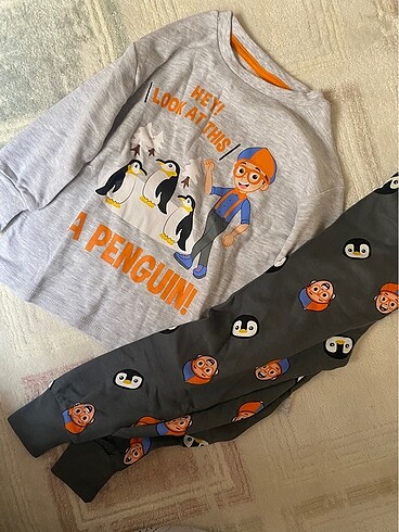 Erkek çocuk pijama takımı