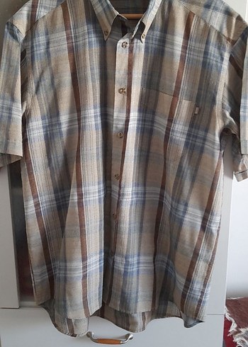 LC Waikiki - L Beden Kısa Kollu Ekoseli Gömlek