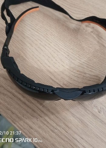 Erkek Siyah Kayak Gözlüğü Tokalı - Görsel 2