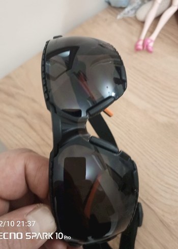 Erkek Siyah Kayak Gözlüğü Tokalı - Görsel 3