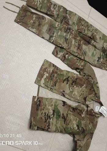 Erkek Kamuflaj Desenli Midi Ceket - Görsel 13