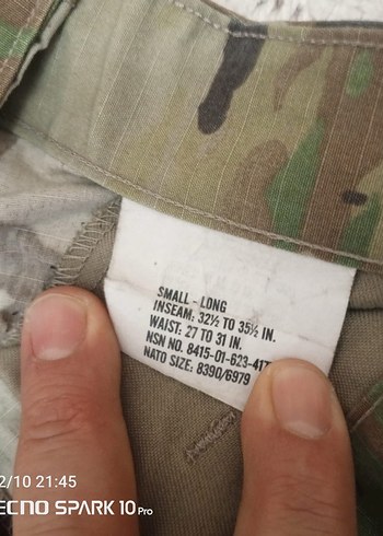 Erkek Kamuflaj Desenli Midi Ceket - Görsel 14