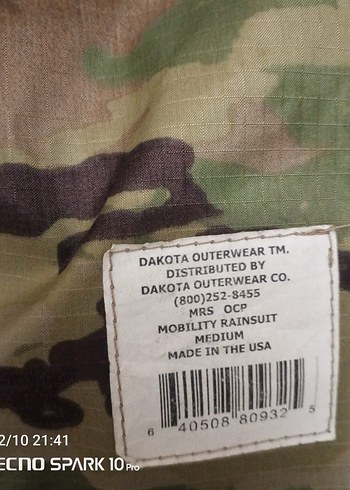 Erkek Kamuflaj Desenli Midi Ceket - Görsel 3