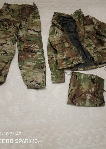 Erkek Kamuflaj Desenli Midi Ceket - Görsel 5