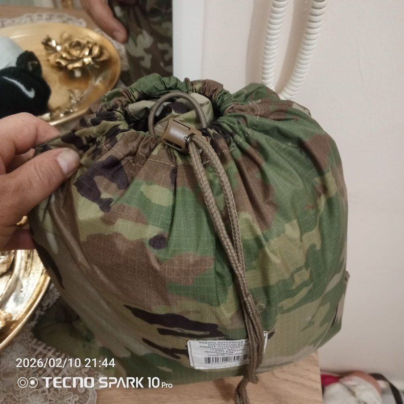 Erkek Kamuflaj Desenli Midi Ceket - Görsel 4