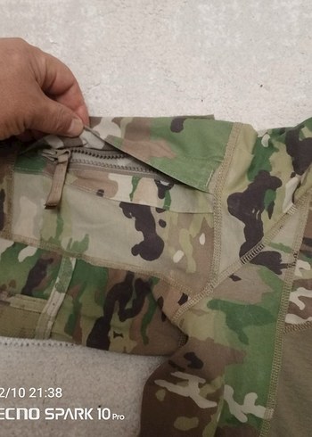 Erkek Kamuflaj Yüksek Yakalı Uzun Kollu Gömlek - Görsel 5