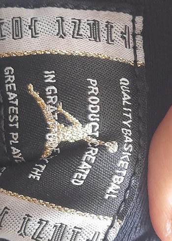 Beyaz Siyah Bağcıklı Basketbol Ayakkabısı - Görsel 8