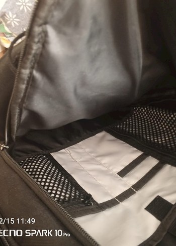 Siyah Tokalı Erkek Sırt Çantası - Görsel 8