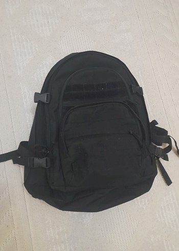 Siyah Tokalı Erkek Sırt Çantası - Görsel 4