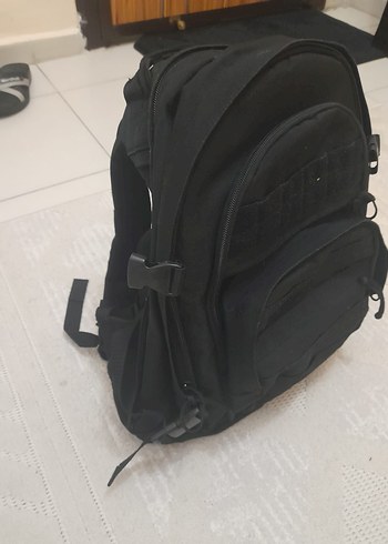 Siyah Tokalı Erkek Sırt Çantası - Görsel 6