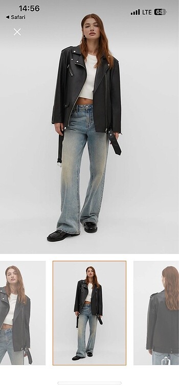 Stradivarius Stradivarius deri ceket