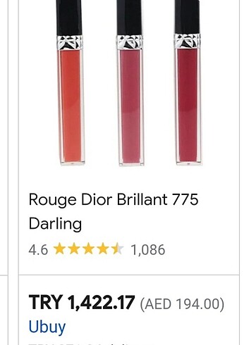 DIOR LIPSTICK RUJ