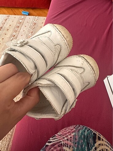 20 Beden beyaz Renk Kız bebek ayakkabı