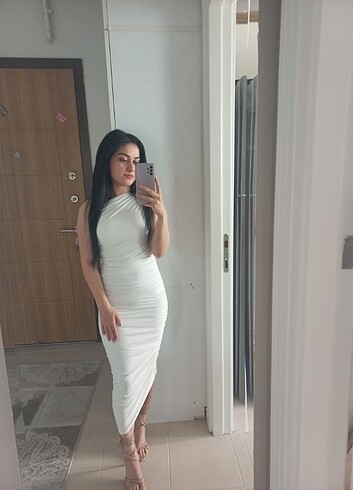 Bsl beyaz elbise