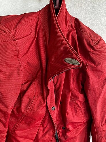 xs Beden Clover Kırmızı Kadın Motos Ceketi Yazlık