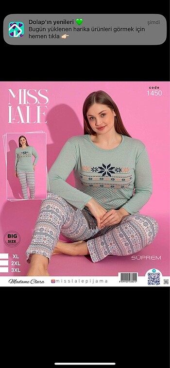Diğer Büyük beden pijama sıfır 3xl