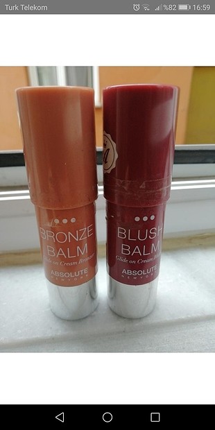 diğer Beden kahverengi Renk Absolute new york un krem bronzer ı ve allığı