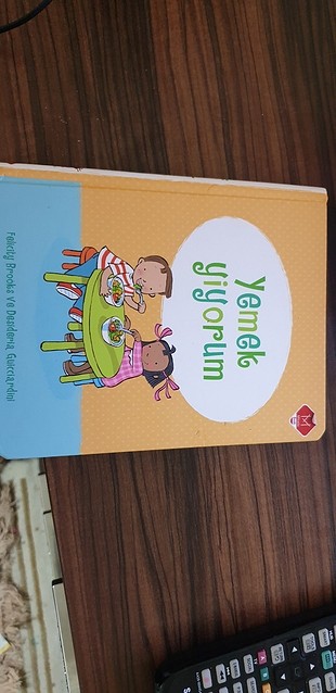 Yemek Yiyorum çocuk hikaye kitabi/mikado çocuk yayınları 