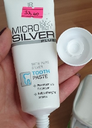 LR lr Lr micro silver diş macunu