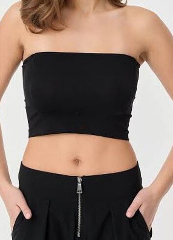 Straplez crop
