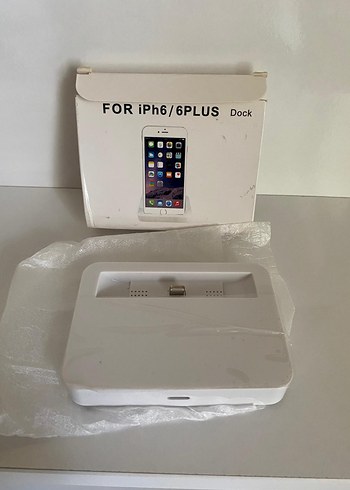 Apple iPhone 6/6 Plus Beyaz Şarj Docku