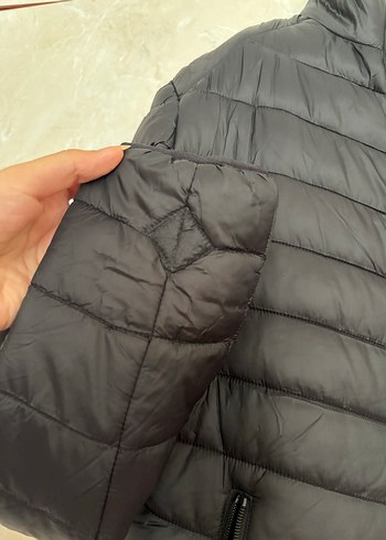 m Beden siyah Renk M beden Mavi marka şişme mont