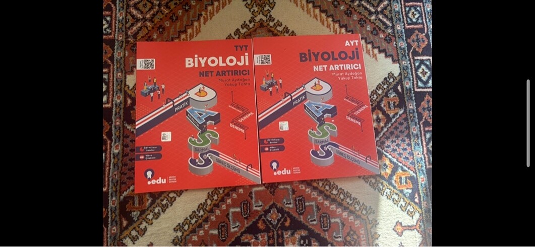 Edu TYT AYT biyoloji net arttırıcı soru bankası