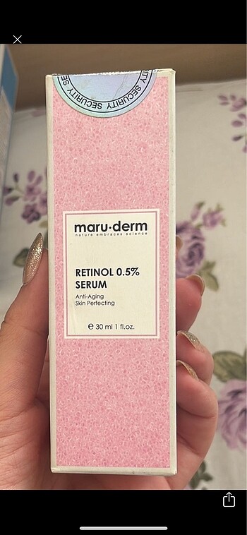 Maru.derm retinol serum. Hiç açılmadı